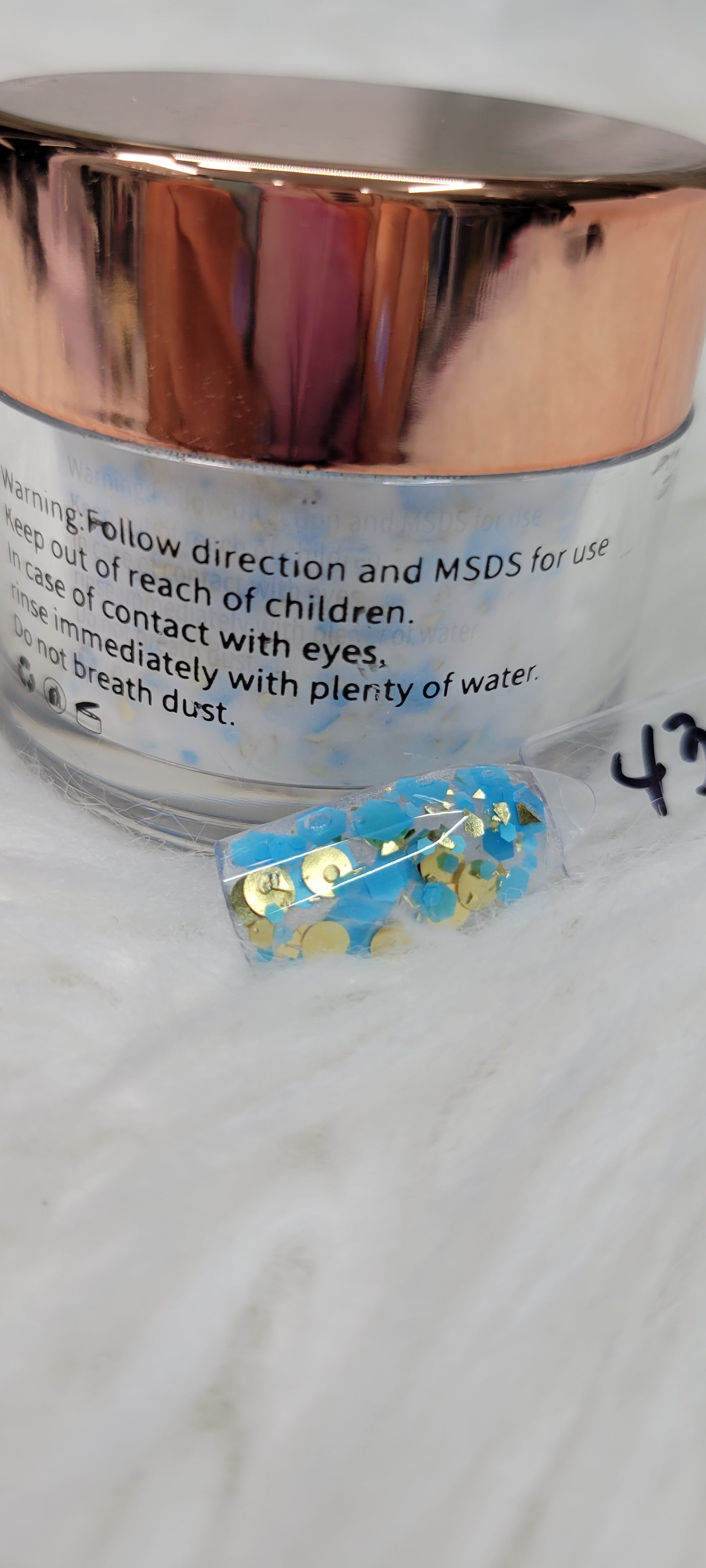 Acrylic Powder Glitter Art # 43