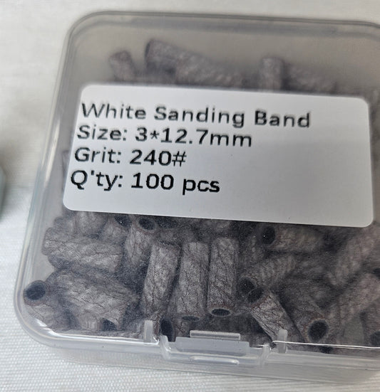 Sanding band size fine