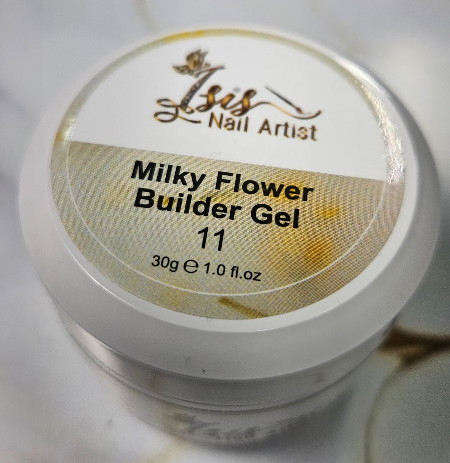 Builder gel Milky Flower # 11