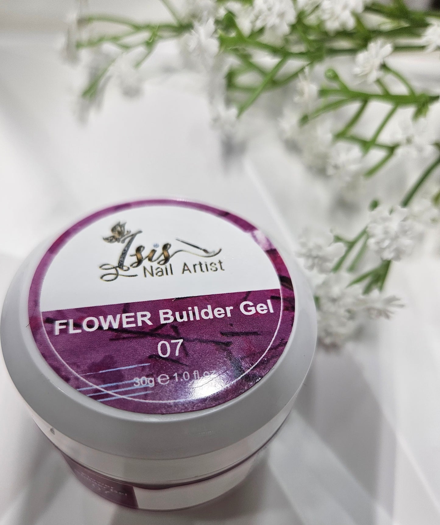 Builder gel flower # 07