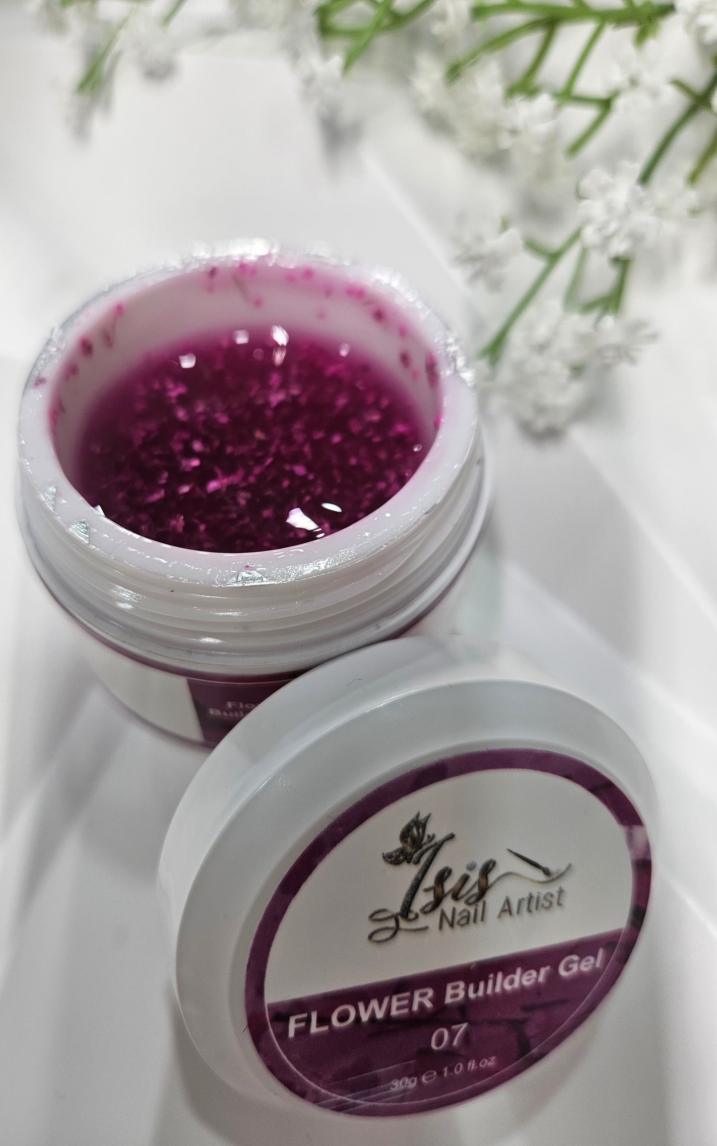 Builder gel flower # 07