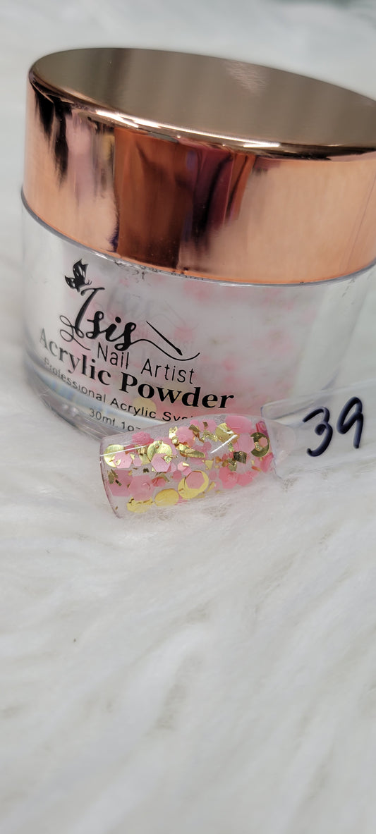 Acrylic Powder Glitter Art # 39