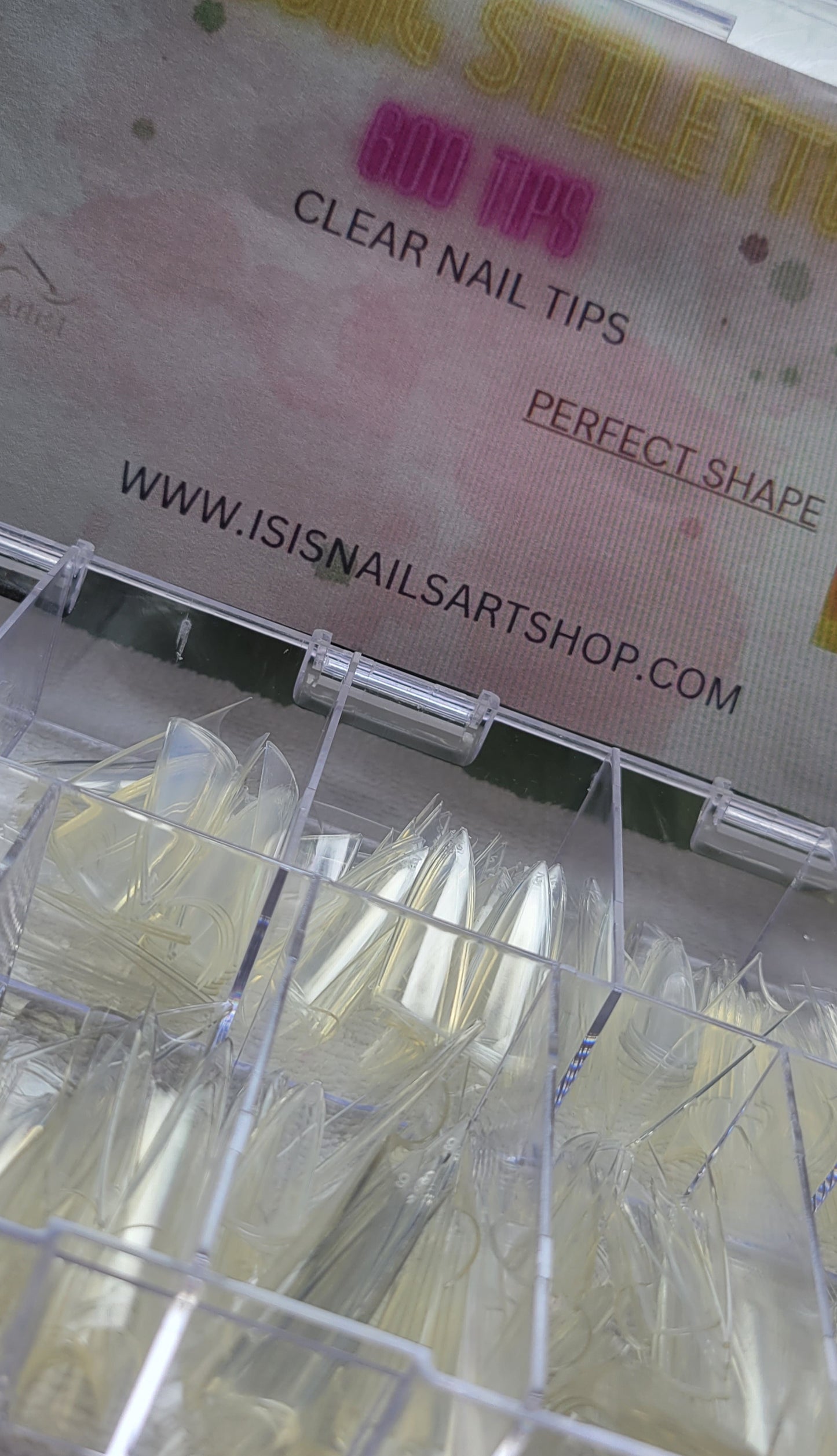 Nails tips long stiletto